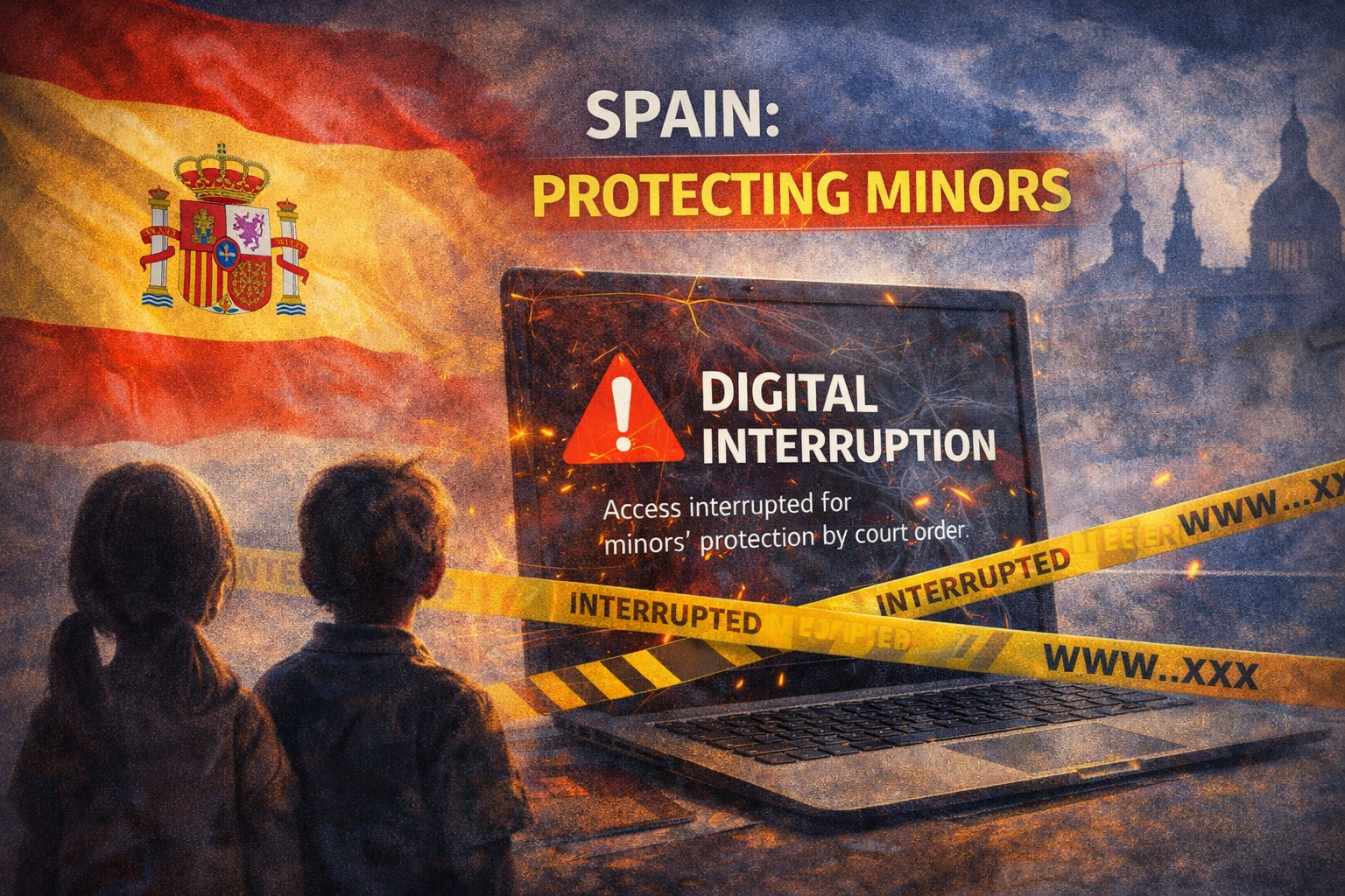 Access Blocked for Pornography in Spain Law with Age Verification